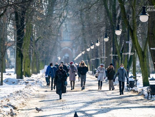 Słoneczny zimowy dzień w Radomiu (zdjęcia)