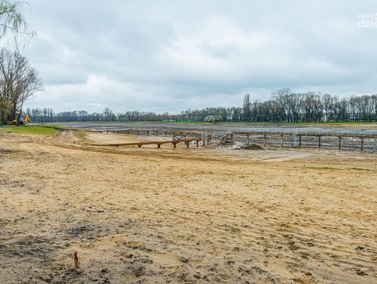 Trwają prace przy zalewie na Borkach (zdjęcia)