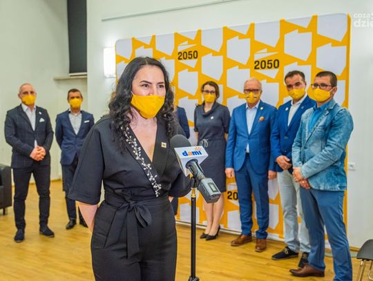 Polska 2050 w Szydłowcu - konferencja prasowa (zdjęcia)
