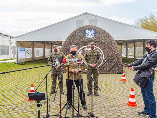 Powstaje punkt szczepień przy ul. Dębowej (zdjęcia)