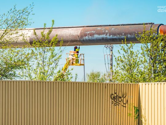 Postęp prac przy kolejowej ósemce (zdjęcia)