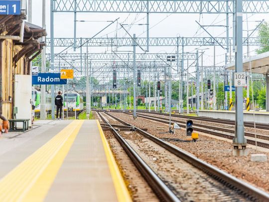 Pierwszy testowy przejazd nowym torem z Warki do Radomia (zdjęcia)
