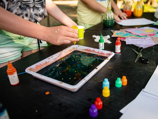 Action painting w parku Kościuszki (zdjęcia)