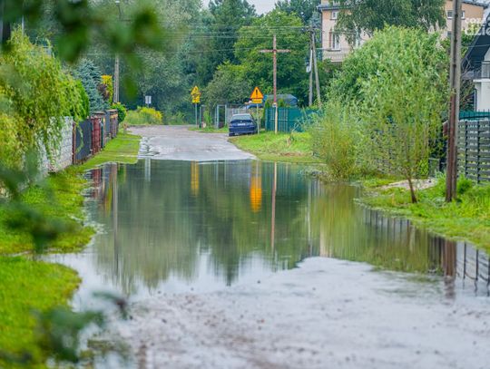 Podtopienia na ul. Sołtykowskiej (zdjęcia)