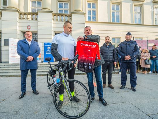 Tysiąc kilometrów na rowerze dla Aleksandry Ziomki (zdjęcia)