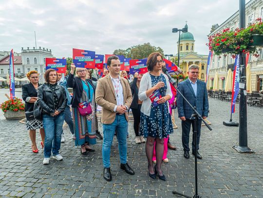 "Nowa Lewica - Nowy Program" - spotkanie na ul. Focha (zdjęcia)