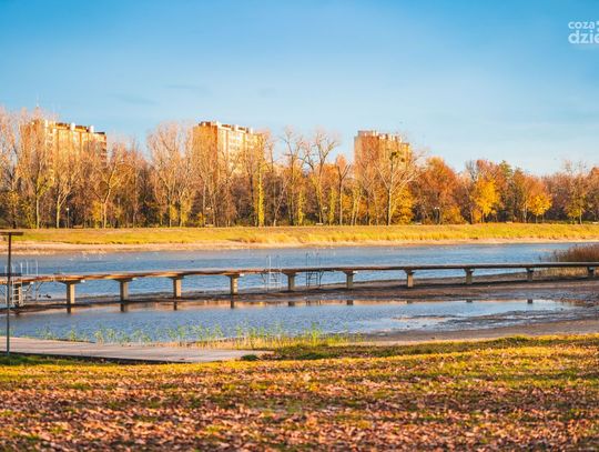 Ubywa wody w zalewie na Borkach (zdjęcia)