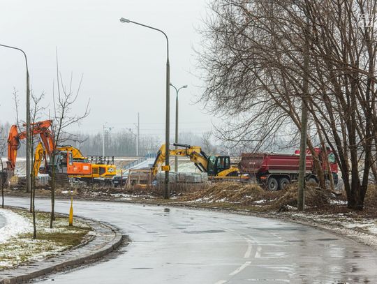 Budowa zbiornika wodnego na osiedlu Nad Potokiem (zdjęcia)