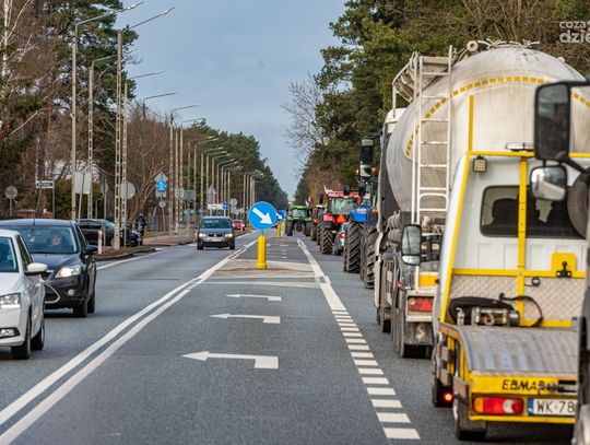 Protest rolników w Kozienicach (zdjęcia)