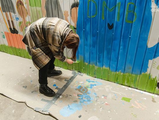 Harcerskie malowanie murali (zdjęcia)