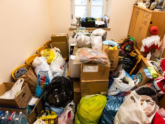 Pomoc dla UKRAINY - zbiórka w Hufcu ZHP (zdjęcia) 