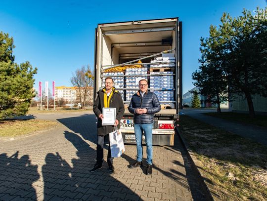 Transport darów z Magdeburga dla uchodźców  (zdjęcia) 