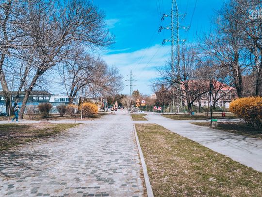 Remont chodnika na ul. Chałubińskiego (zdjęcia)