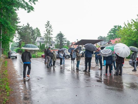 Protest ws. budowy wieży radiokomunikacyjnej w Radomiu (zdjęcia)