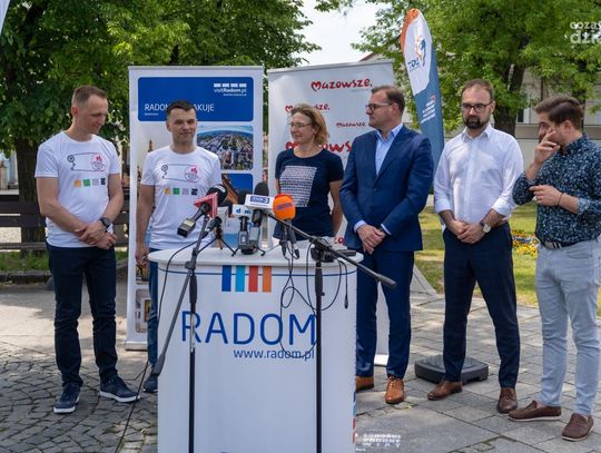 Mazowiecki Gravel ultramaraton rowerowy - konferencja (zdjęcia)