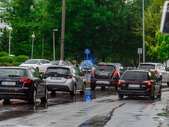 Kolizja na ul. Dowkontta (zdjęcia)