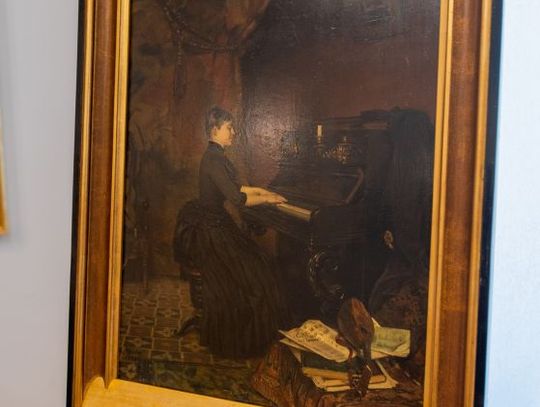 "Impromptu" ("Carmen" Bizeta) - obraz Pawła Merwarta w zbiorach Muzeum Jacka Malczewskiego (zdjęcia)