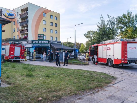 Pożar lodziarni przy Okulickiego (zdjęcia)