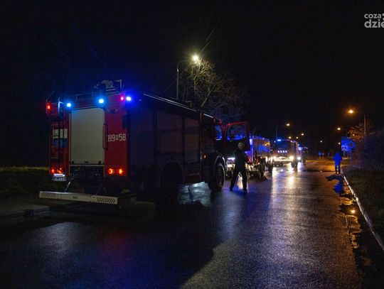 Pożar na ulicy Odlewniczej (zdjęcia)