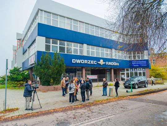 Nowa Lewica na temat dworca PKS -konferencja (zdjęcia)