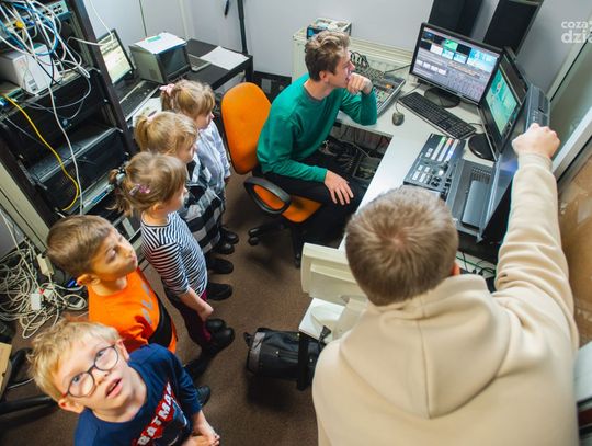 Przedszkolaki z PP 21 w redakcji Rekord Grupy Mediowej (zdjęcia)