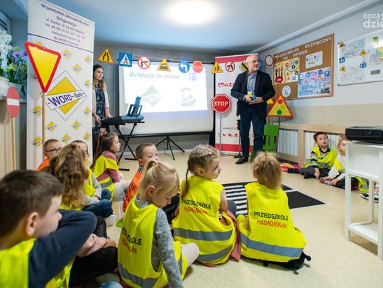 "Widoczny i bezpieczny przedszkolak" w przedszkolu Madagaskar (zdjęcia)