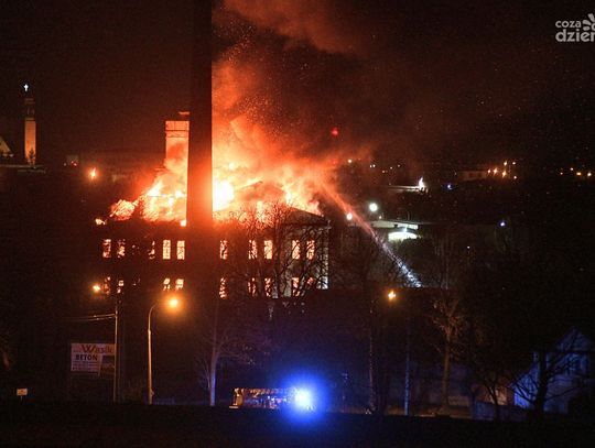 Pożar budynku w okolicy ul. Młodzianowskiej