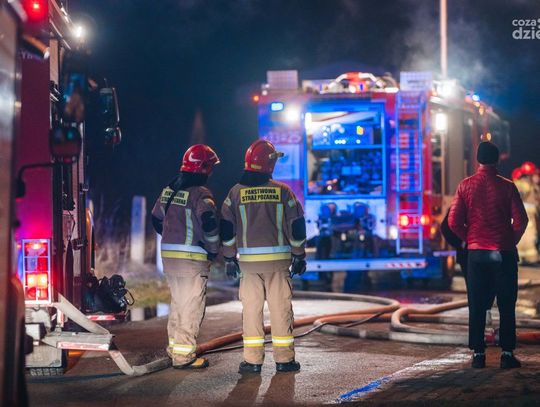 Pożar w Sołtykowie (zdjęcia)