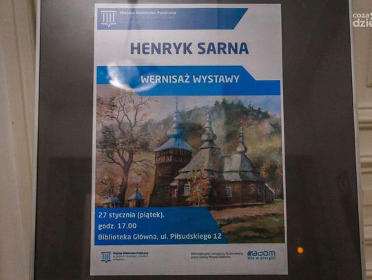 Wystawa malarstwa Henryka Sarny (zdjęcia)