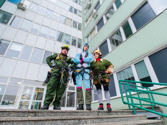 Alpiniści dla WOŚP w Mazowieckim Szpitalu Specjalistycznym (zdjęcia)