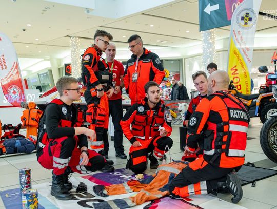 WOŚP 2023: Pokazy ratownicze w Galerii Słonecznej (zdjęcia)
