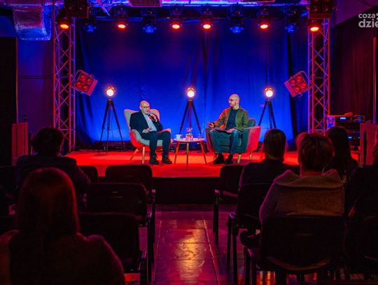 Kopernik rewolucje - spotkanie z Wojciechem Orlińskim w Amfiteatrze (zdjęcia)