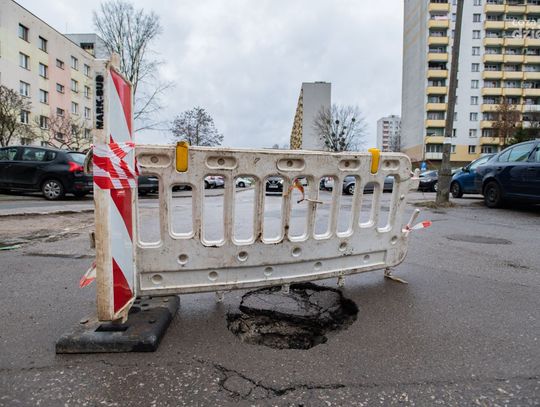 Fatalny stan parkingu przy ul. Gagarina (zdjęcia)