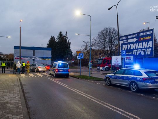 Wypadek na ul. Wernera (zdjęcia)