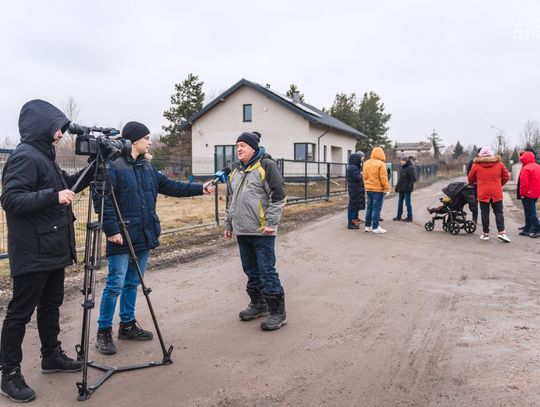 Protest mieszkańców ul. Skrzydlatej