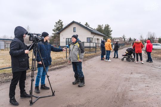 Protest mieszkańców ul. Skrzydlatej