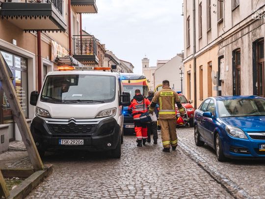 Pożar kamienicy na ul. Szewskiej (zdjęcia) Pożar kamienicy na ul. Szewskiej (zdjęcia)