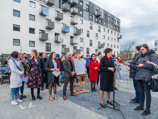 Protest mieszkańców Mieszkań Plus (zdjęcia) Protest mieszkańców Mieszkań Plus (zdjęcia)