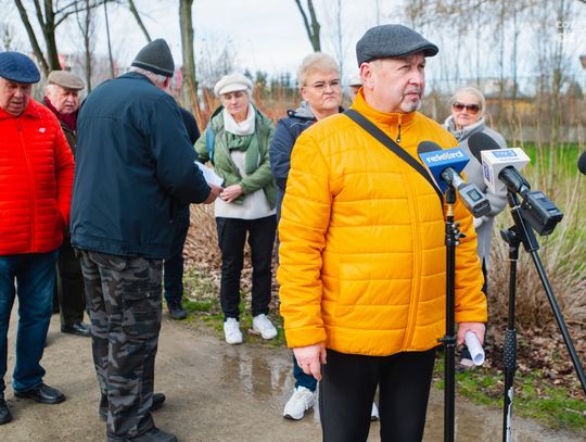 Mieszkańcy protestują przeciwko budowie osiedla Enklawa Start (zdjęcia)