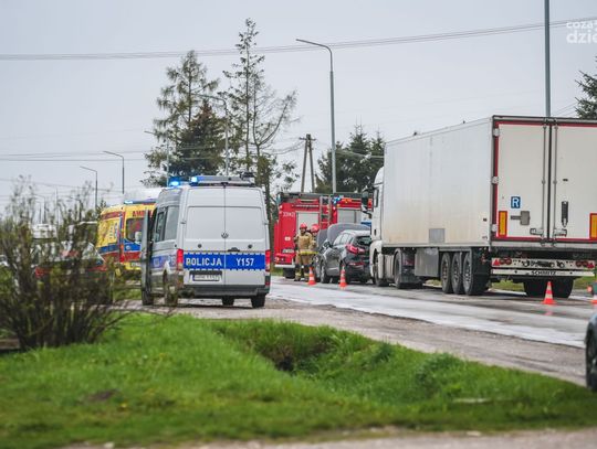 Stłuczka na ul. Wolanowskiej (zdjęcia)