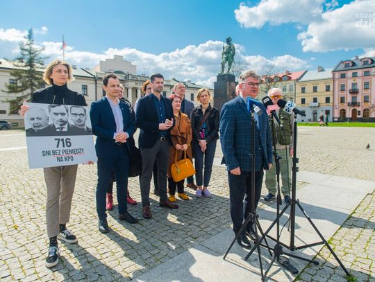 Krzysztof Śmiszek w Radomiu - konferencja prasowa (zdjęcia)