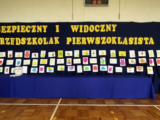 Widoczny i bezpieczny przedszkolak i bezpieczny pierwszoklasista w Starych Zawadach (zdjęcia)