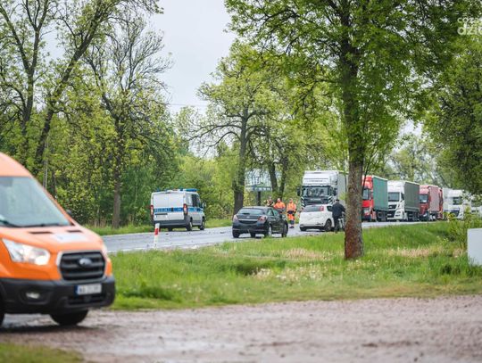 Wypadek w Lasowicach (zdjęcia)