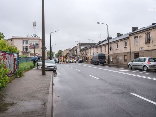 Stłuczka na ul. Limanowskiego (zdjęcia)