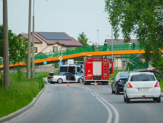 Wypadek na ul. Św. Brata Alberta (zdjęcia)