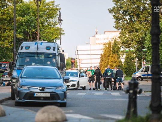 Wyjazd kibiców Radomiaka na mecz do Szczecina (zdjęcia)