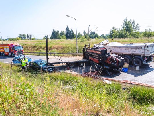 Wypadek na ulicy Anny Walentynowicz (zdjęcia)