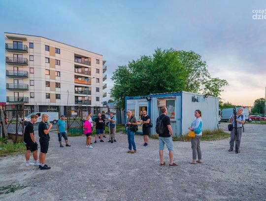 Stadion Radomiaka - próba oświetlenia (zdjęcia)
