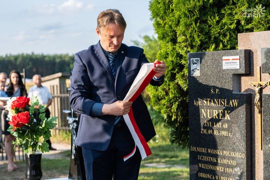 Odsłonięcie grobu weterana wojennego w gminie Przytyk