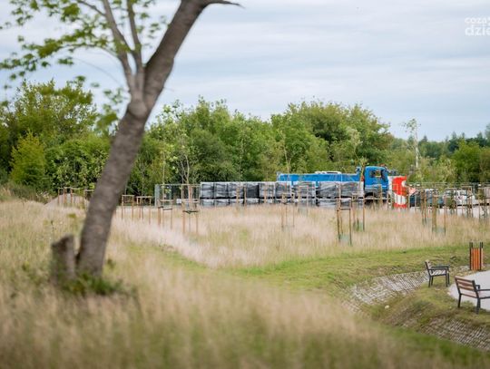 Prace przy kolejnym odcinku trasy N-S (zdjęcia)